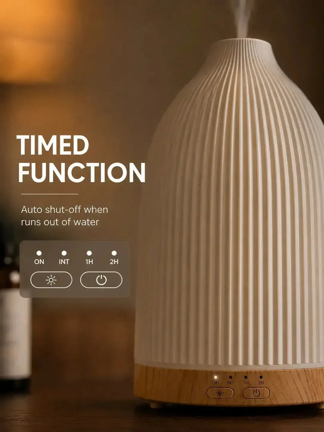 Vielseitiger 100ml Aroma Diffuser mit LED Licht, Duftspender und sanfter Luftbefeuchtung für dein Zuhause.