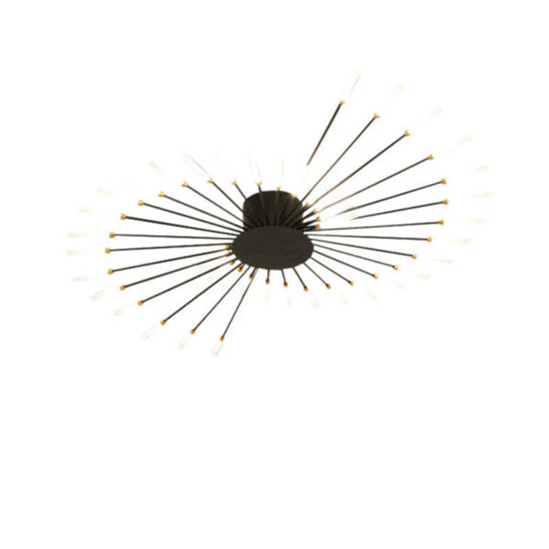 LumenMax LED-Deckenlampe Schwarz, moderne Innenbeleuchtung, große SMD LED Leuchte für Ihr Zuhause.