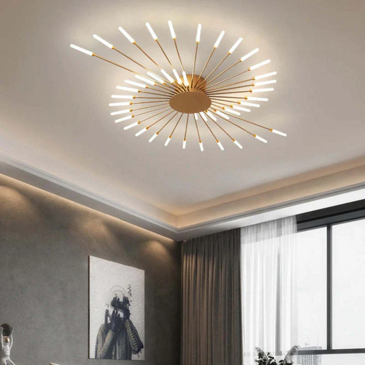 Schwarze LumenMax LED-Deckenleuchte, moderne und energieeffiziente Beleuchtung für Ihr Zuhause.