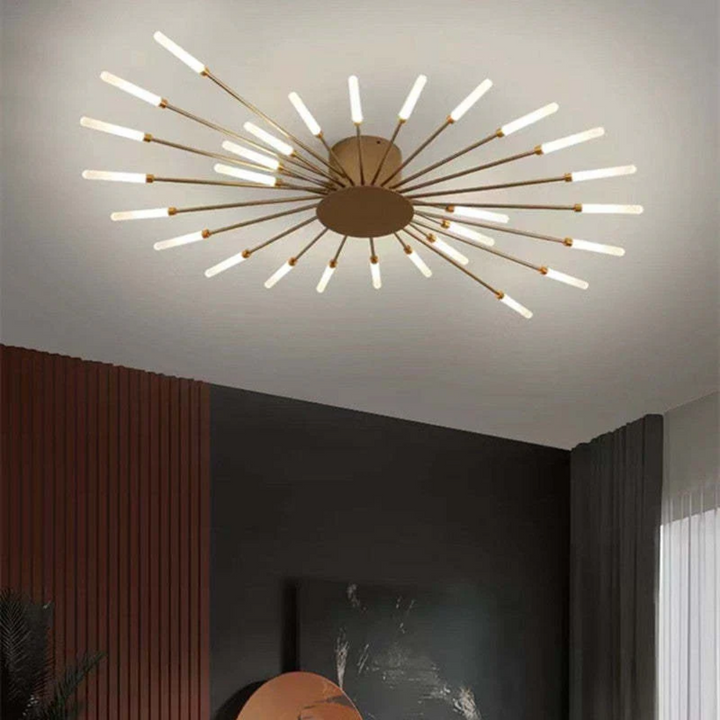 Stilvolle LumenMax LED-Deckenleuchte für Wohnzimmer, Schlafzimmer. Moderne, dimmbare Innenbeleuchtung.