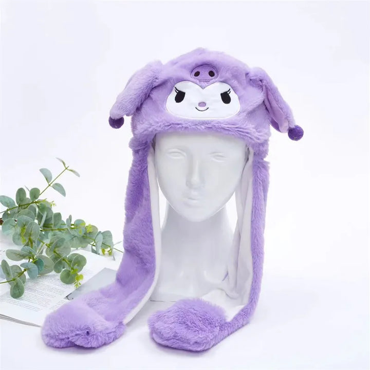 Unisex Wintermütze, lustiger Tierhut mit beweglichen Ohren, ein Must-Have für Spaß.