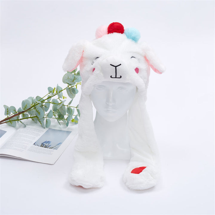 Geschenk für Winterfans: Tierhut mit beweglichen Ohren, warm & voller Spaß.