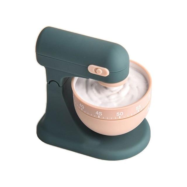Lustiger mechanischer 60-Minuten-Küchenwecker aus buntem Silikon für präzises Kochen und Backen.