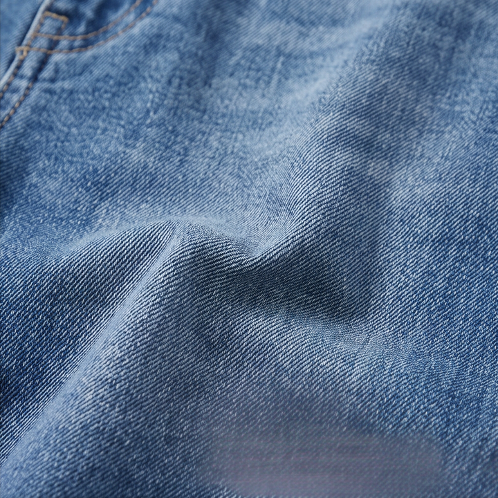 Trendige blaue Damen High-Waist Jeans, Flare-Schnitt, Wide-Leg, komfortabel und stilvoll.