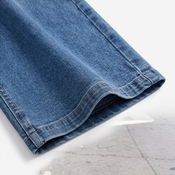Vintage Damen Jeans, hoher Bund, Flare und Wide-Leg, schmeichelhaft für einen modischen Retro-Stil.