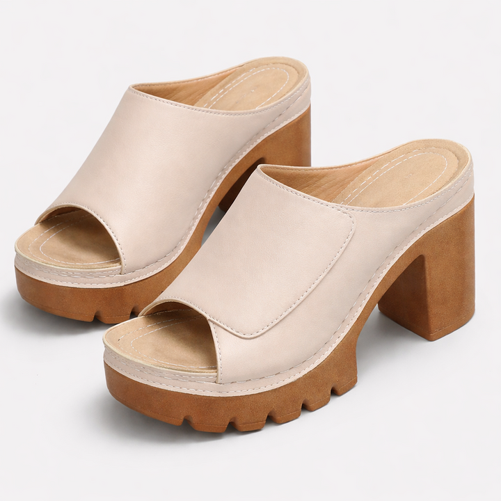Elegante Damen Plateau-Heels; bequeme Absätze für Komfort; perfekte Abend- und Partyschuhe.