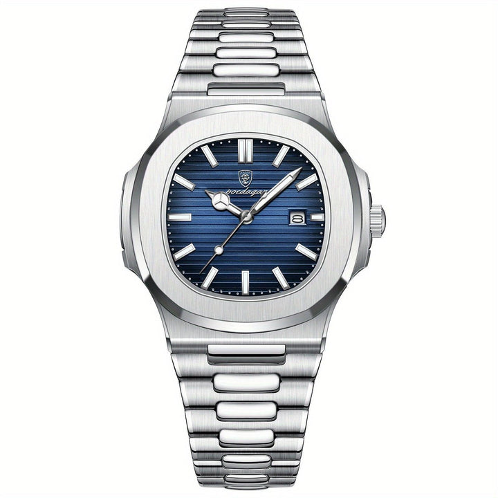 Luxuriöse Herrenarmbanduhr mit präzisem Quarzwerk, robustem Design und zeitlosem Stil für den modernen Mann.