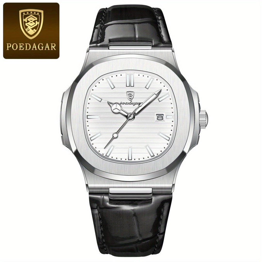 Stilvolle Herrenuhr am Arm eines Geschäftsmannes, ein robustes, präzises Accessoire für wichtige Termine.