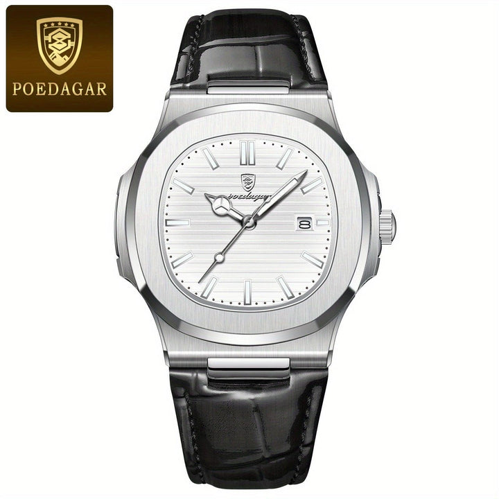 Stilvolle Herrenuhr am Arm eines Geschäftsmannes, ein robustes, präzises Accessoire für wichtige Termine.