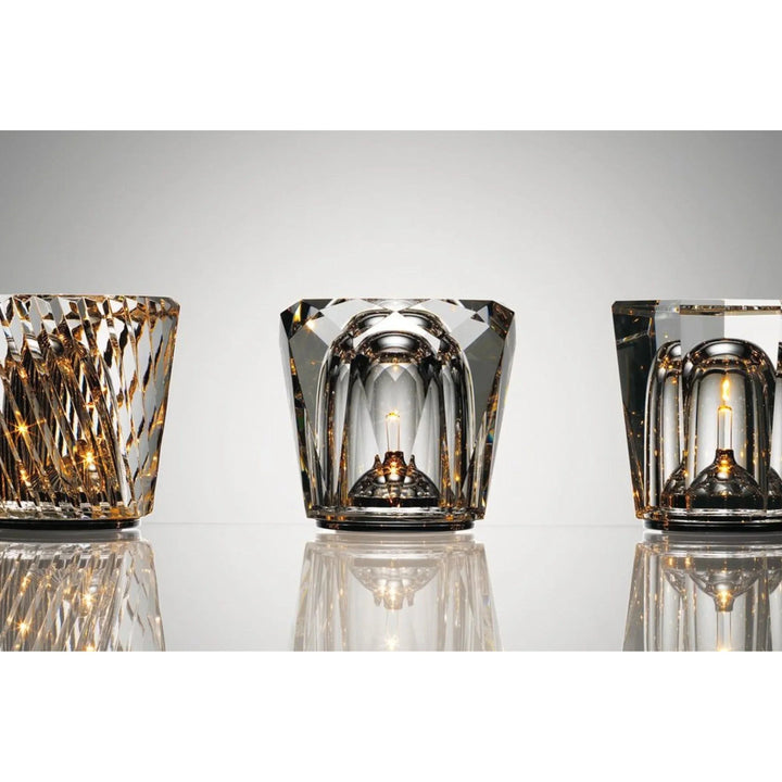 Edle Dekorlampe, LED, Kristall, Diamant-Look, kabellos, für moderne Beleuchtung im Wohnzimmer.