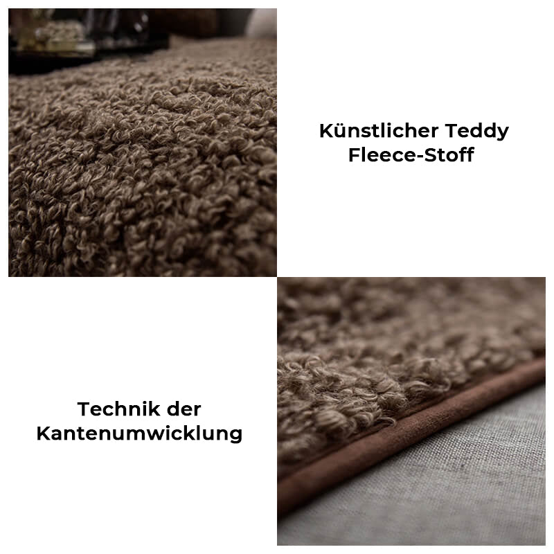Haustierfreundliche Fleece-Möbelschutzmatte, rutschfest und warm, schützt Ihr Sofa vor Kratzern und Haaren.