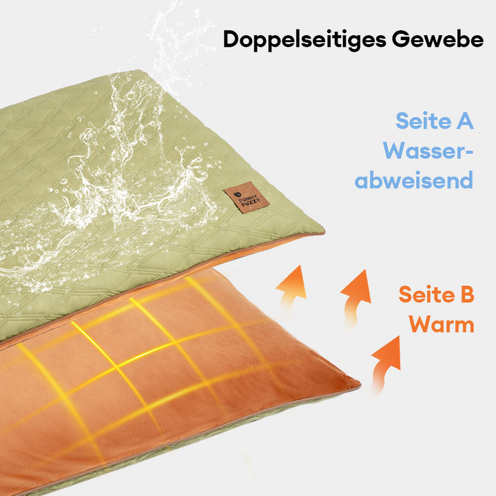 Komfortable Hundematte, wasserabweisend, ideal für entspannte Hunde, leicht zu reinigen.