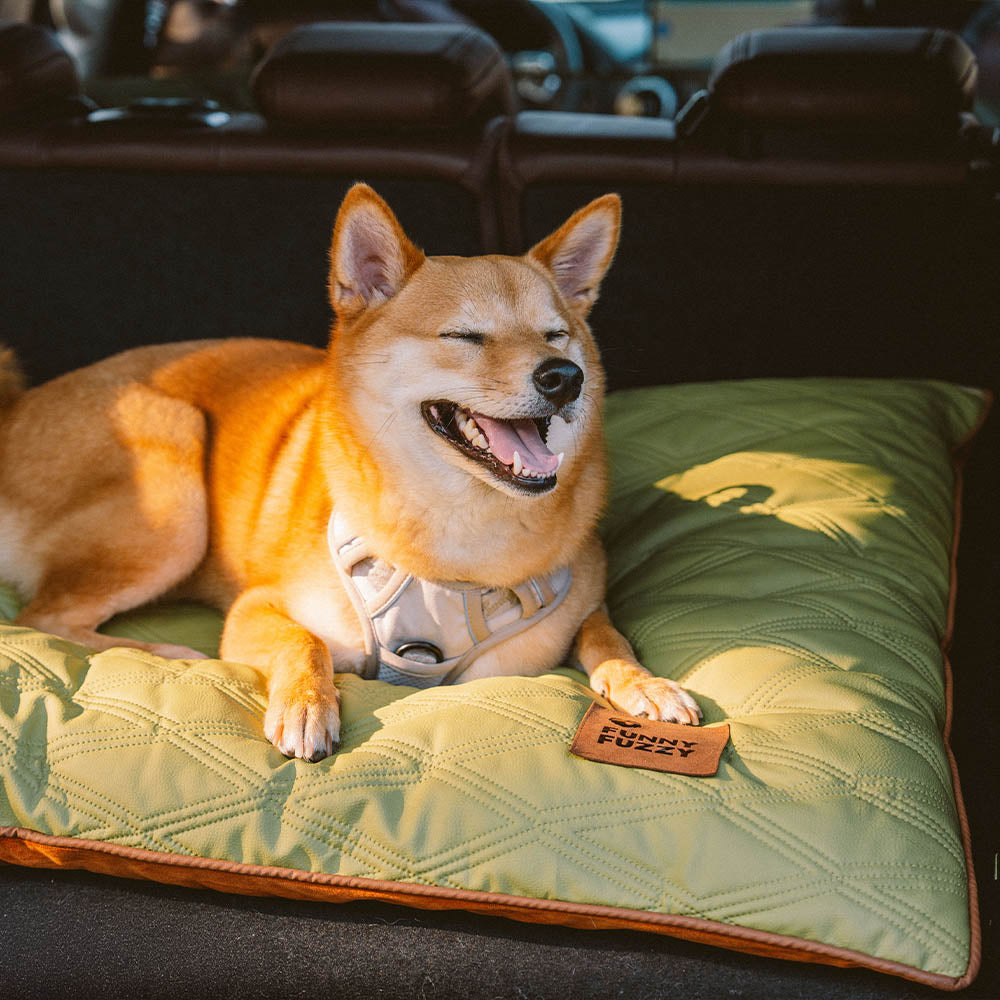 Beruhigendes Hundebett, ganzjährig einsetzbar, luxuriöse Liegematte für Hunde.