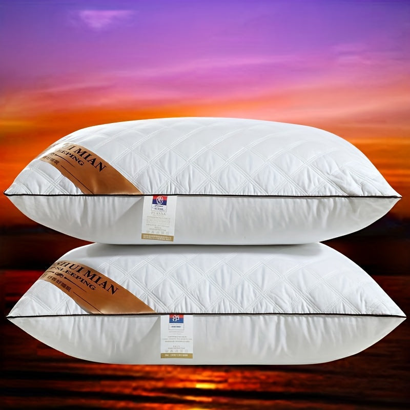 Weiches Polyester-Kopfkissen in Hotelqualität, waschbar & formstabil, bietet optimalen Schlafkomfort & Nackenstütze.