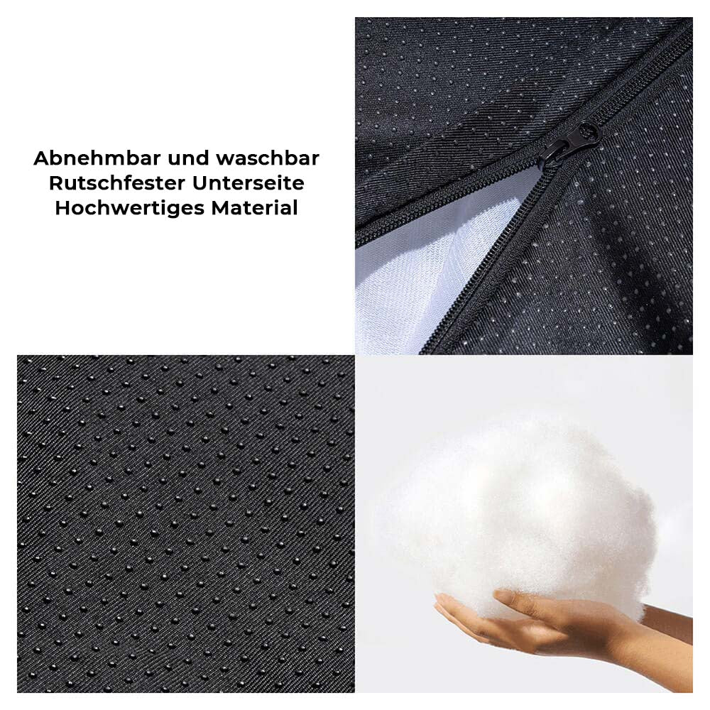 Haustierbett Deluxe: Hundebett mit Baldachin, kuscheliger Plüsch. Ein luxuriöser Rückzugsort für Vierbeiner.