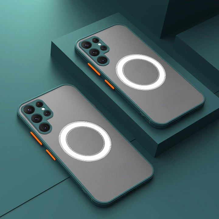 Farbige magnetische Samsung Galaxy Handyhülle: Stoßfester Schutz für Ihr Smartphone – viele Modelle verfügbar.