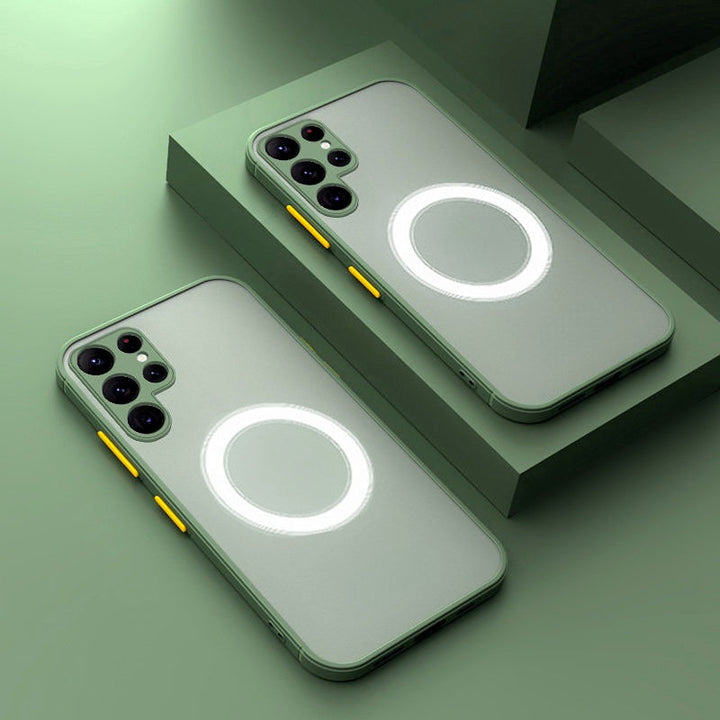 Sichere Magnet-Handyhülle für Samsung Galaxy: Zuverlässiger stoßfester Schutz für S23, A54 und mehr Modelle.