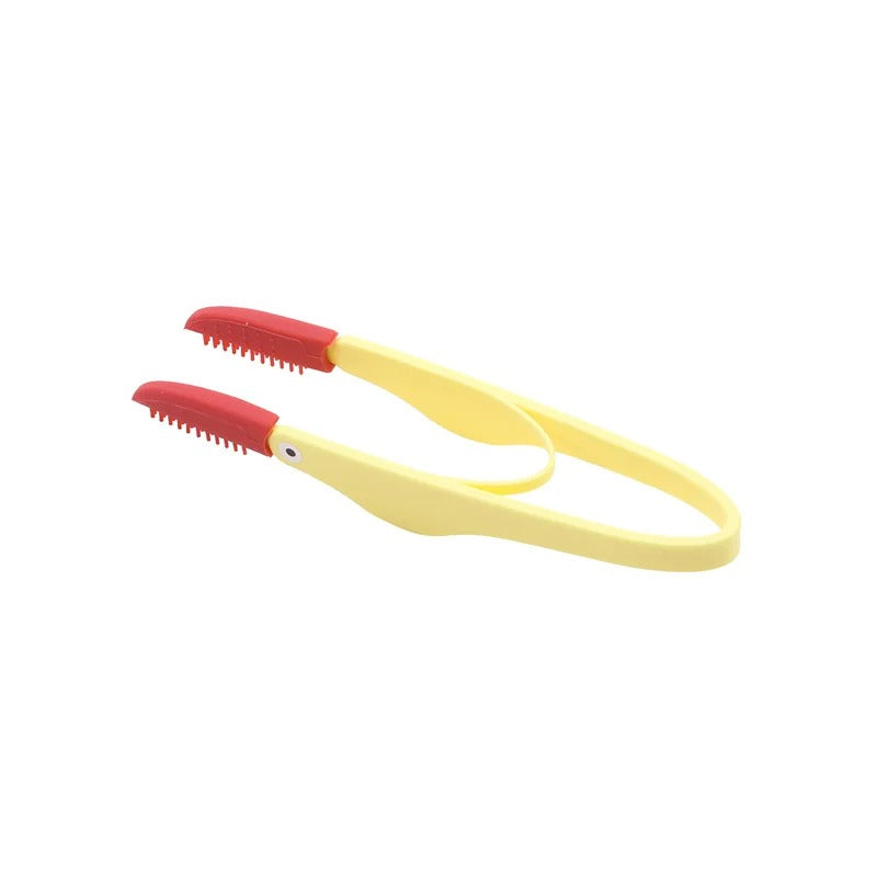 Praktischer Augenkamm für Haustiere, speziell zur Entfernung von Tränenflecken. Für Hygiene und gesunde Augen.