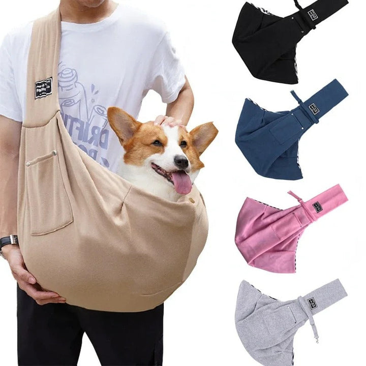 Praktische Hundetrage für kleine Hunde, ideal für Reisen & täglichen Gebrauch.
