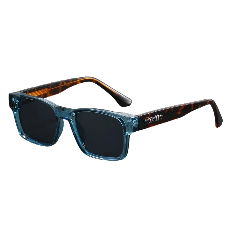 Herren Retro-Sonnenbrille mit UV400 Schutz und kratzfesten Gläsern, ideal für den 90er Stil.