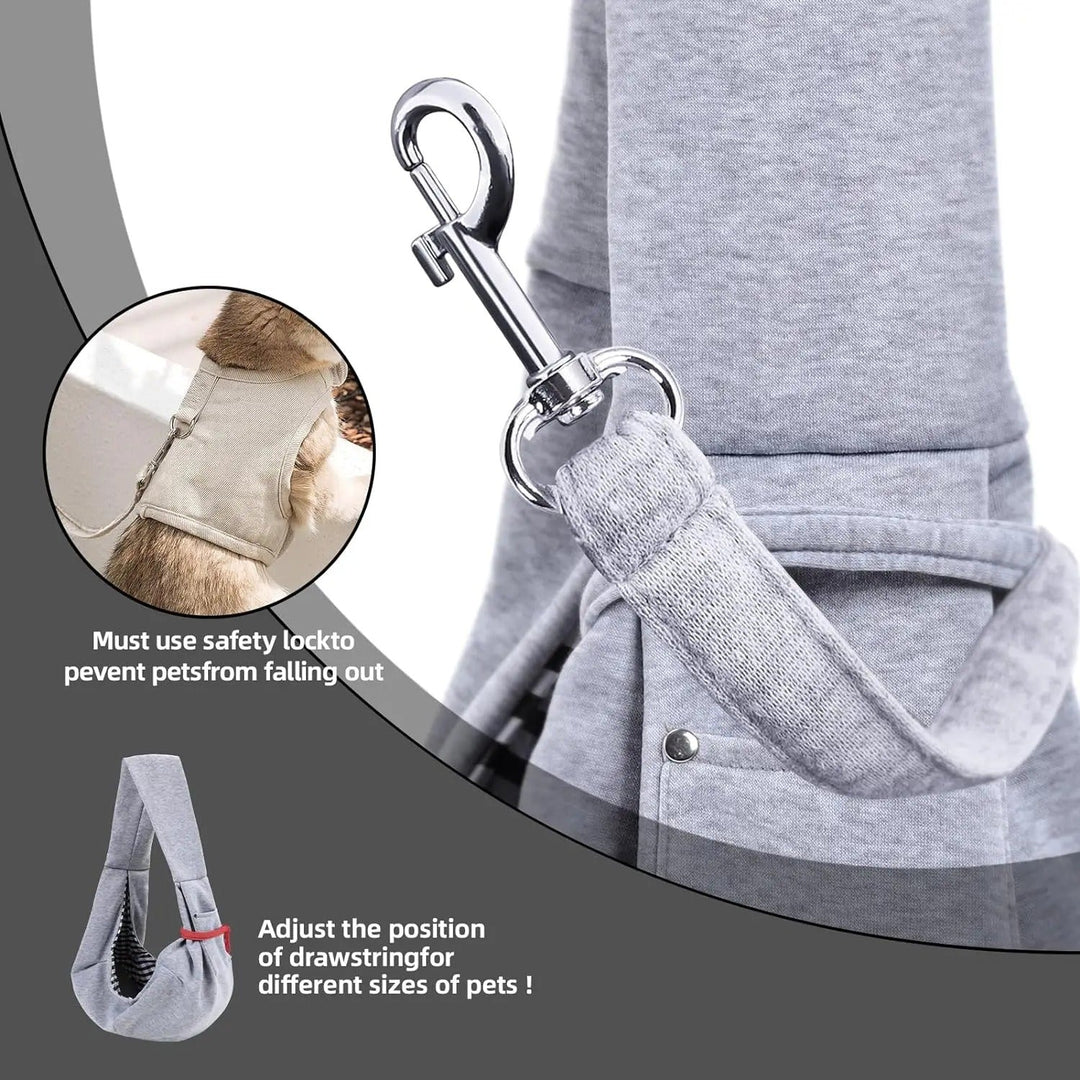 Praktische Hundetasche aus Baumwolle für Reisen und Ausflüge. Leicht und bequem für den Vierbeiner.