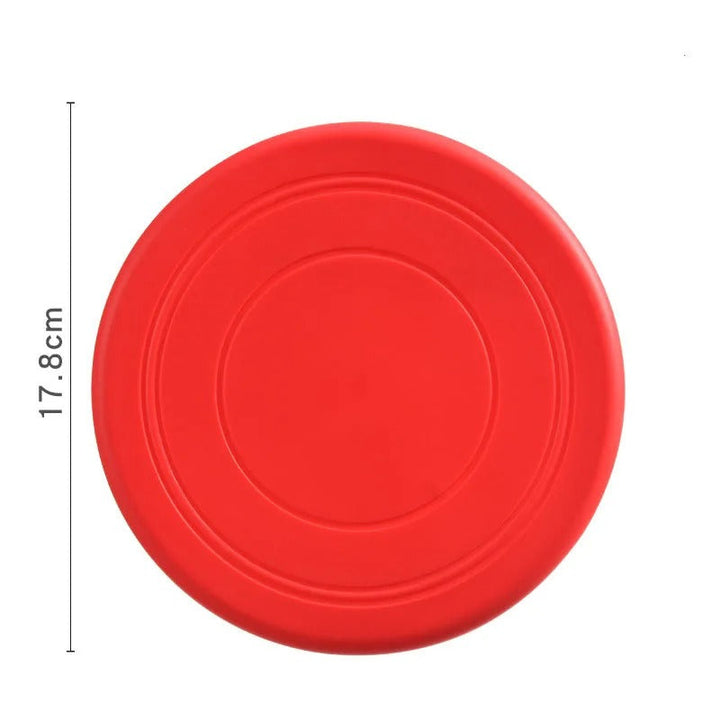 Hochwertiges, langlebiges Silikon-Frisbee Hundespielzeug; farbiges Wurfspiel für den Outdoor-Einsatz.