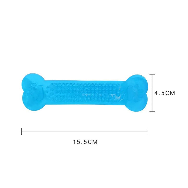 Robuster Gummiknochen für Hunde, ein widerstandsfähiges Kauspielzeug für intensive Kauer.