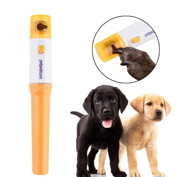 Elektrischer Haustier Nageltrimmer für Hunde & Katzen. Sichere, sanfte Krallenpflege für entspannte Pfoten.