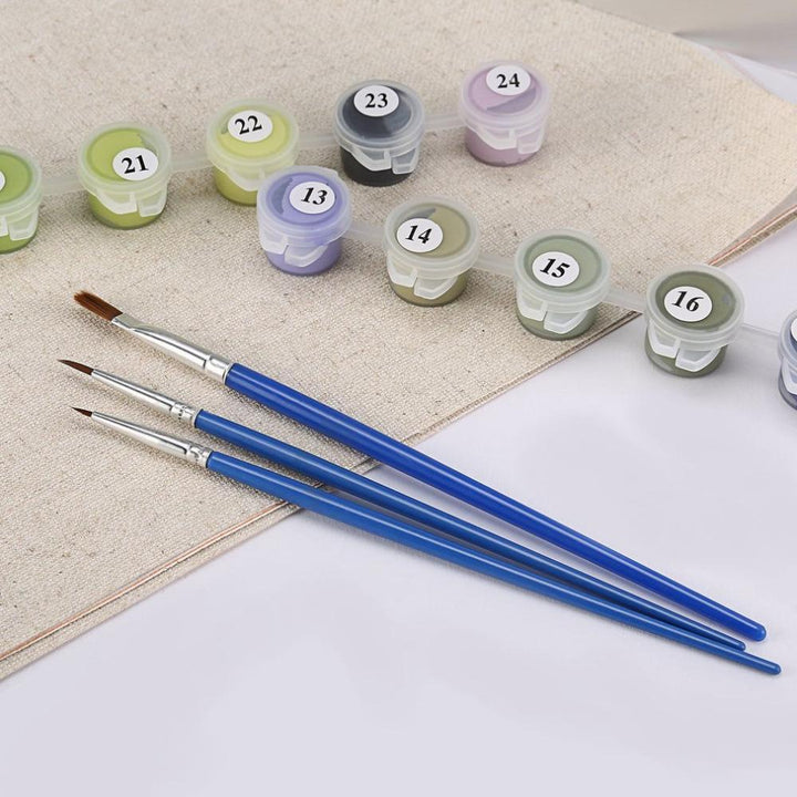Japanische Ästhetik: Malen nach Zahlen mit Kirschblüten & Vögeln für Kunstliebhaber & Entspannung.