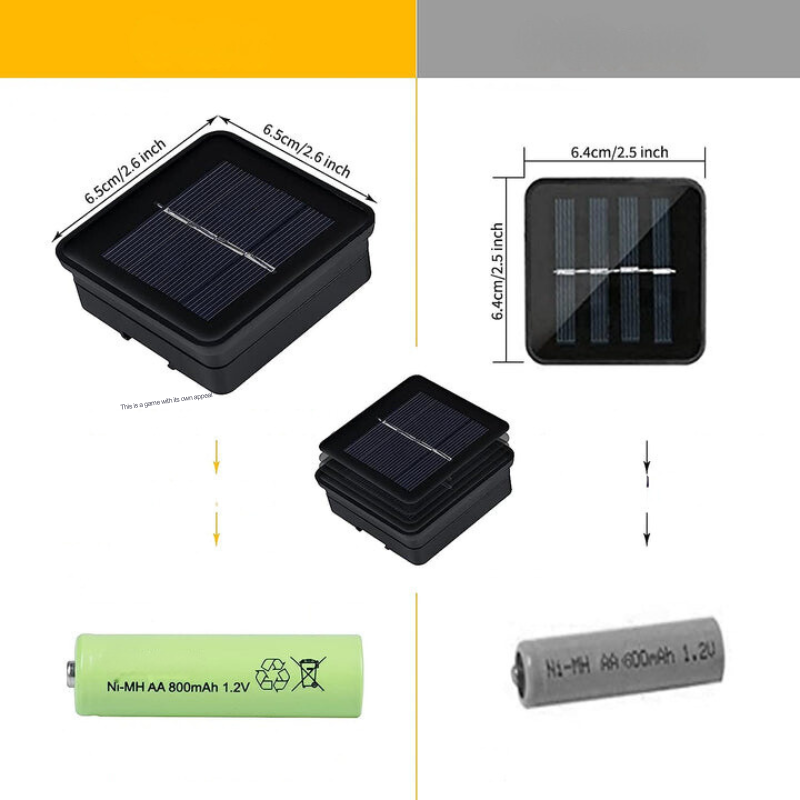 Robuste marokkanische Solar-Gartenbeleuchtung. Wasserdicht, stilvolle Silber-Lichterkette aus Rostfreiem Stahl für außen.