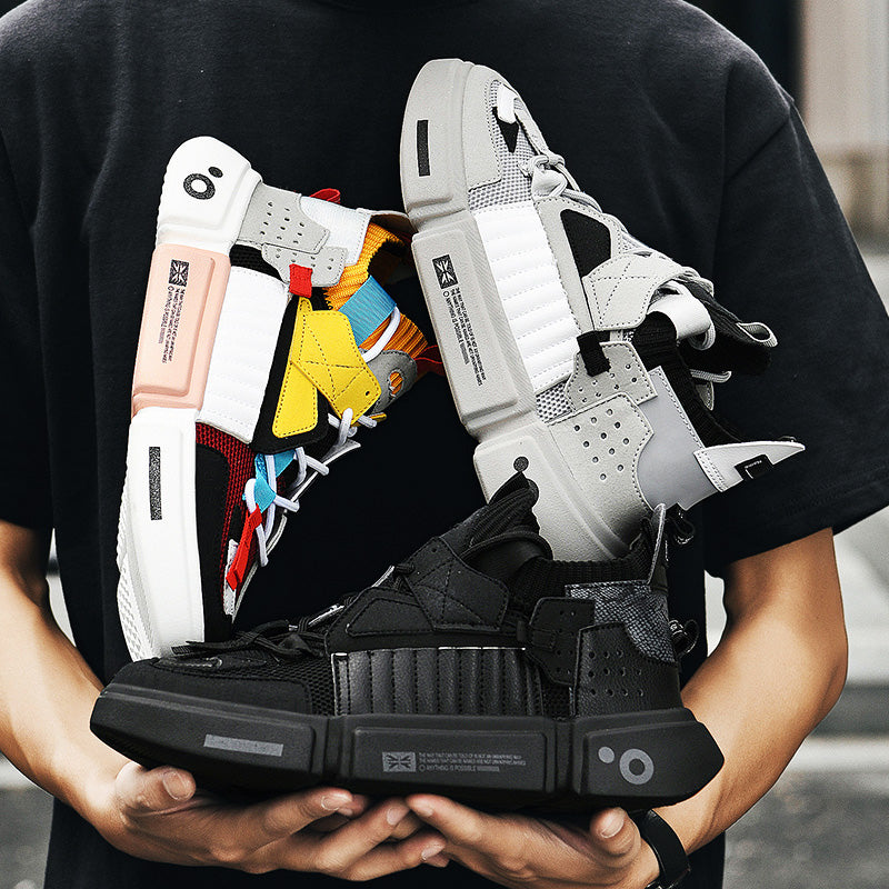 Nahaufnahme: Material & Verarbeitung der Mason Urban Sneakers. Hochwertiger, bequemer Herrenschuh.