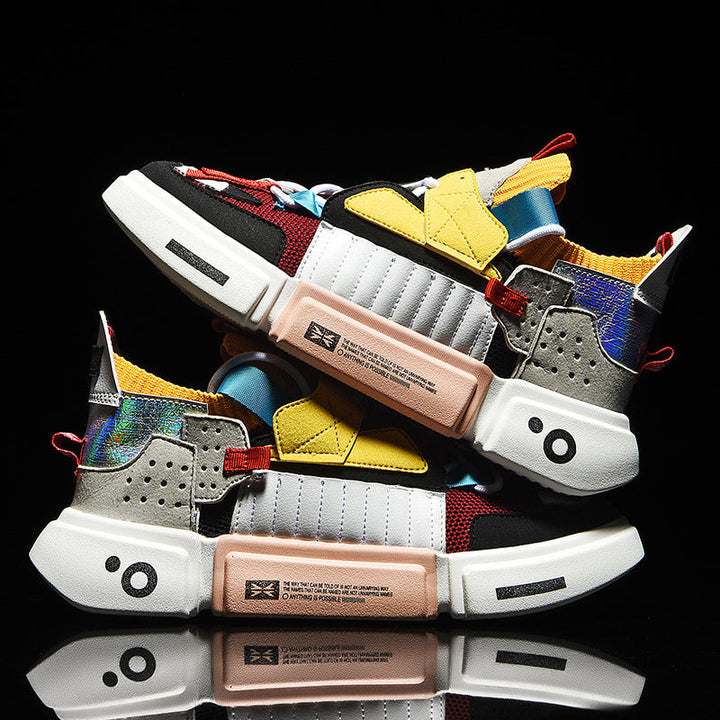 Mason Urban Sneakers in urbaner Umgebung: Vielseitiger Herren Streetstyle-Schuh. Komfortabler Modeschuh.