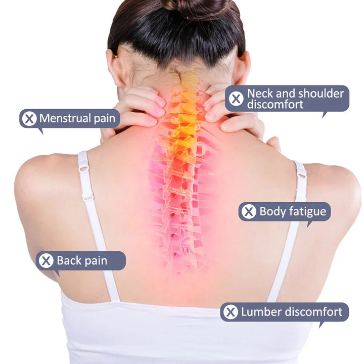 Premium Massagegerät mit Rotlichttherapie und integrierter Wärmefunktion für Tiefenentspannung.
