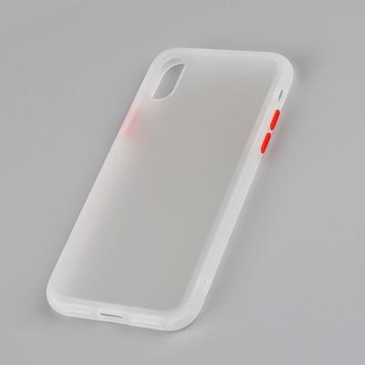 Kratzfeste, matte Anti-Stoß Silikonhülle für iPhone. Robuster Rundumschutz. Smartphone Zubehör.