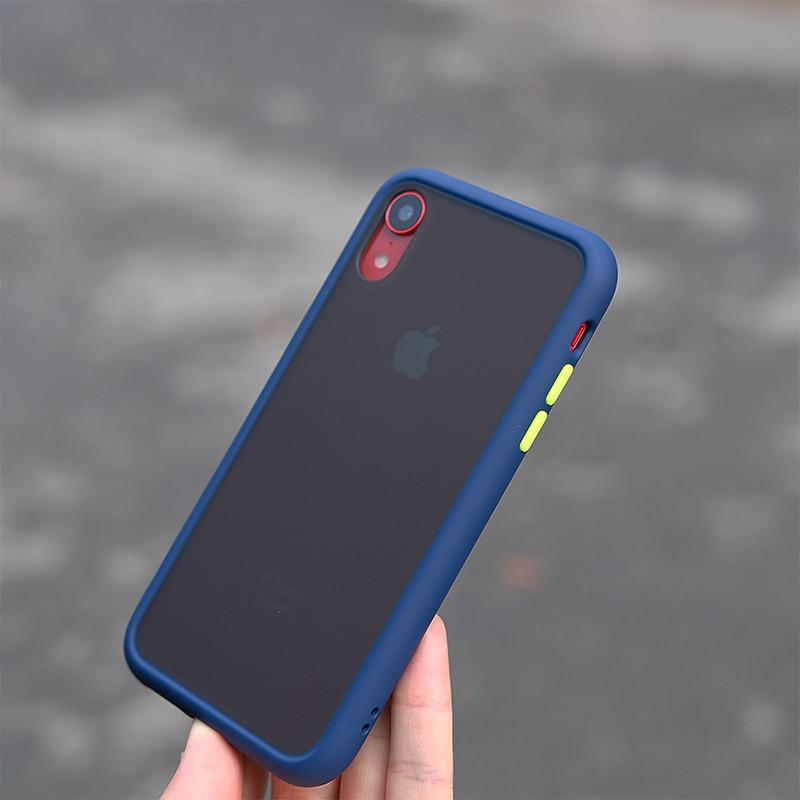 Unisex Anti-Stoß Handyhülle, matt. Robuste Silikonhülle für iPhone XR/XS Max. Kratzfest & sicher.