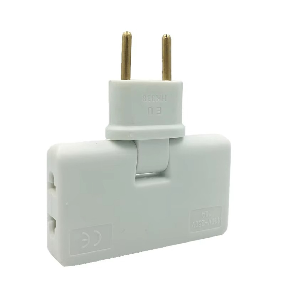 Mehrfachsteckdose mit Winkelstecker, ideal zur Elektro-Organisation im Haushalt.