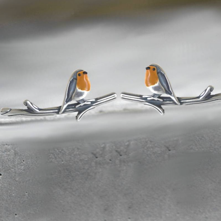 Elegante, farbige Damen Glasohrringe Tropfenform, schimmernd am Ohr, gefertigt mit robustem Sterlingsilber.