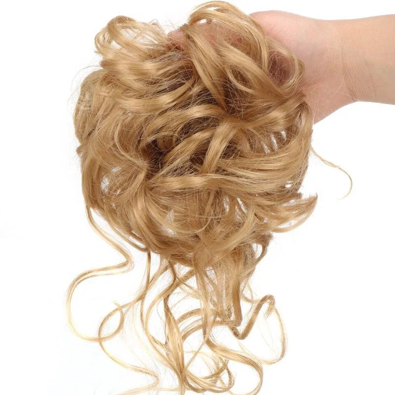 Haar Scrunchie Messy Bun; Haarteil für natürliches Volumen und sofortige Fülle.