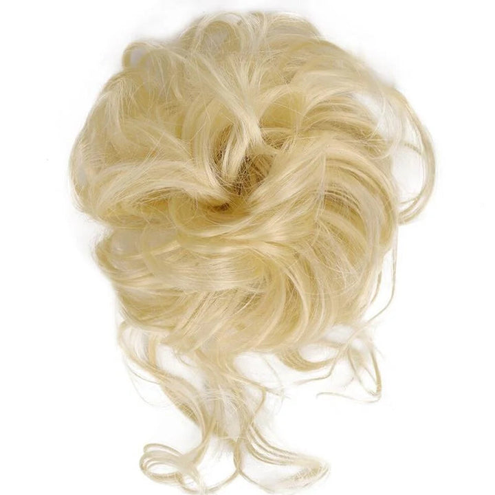 Natürliche Fülle in Sekunden; Messy Bun Haarteil für Volumen und schnelle Dutt-Frisuren.