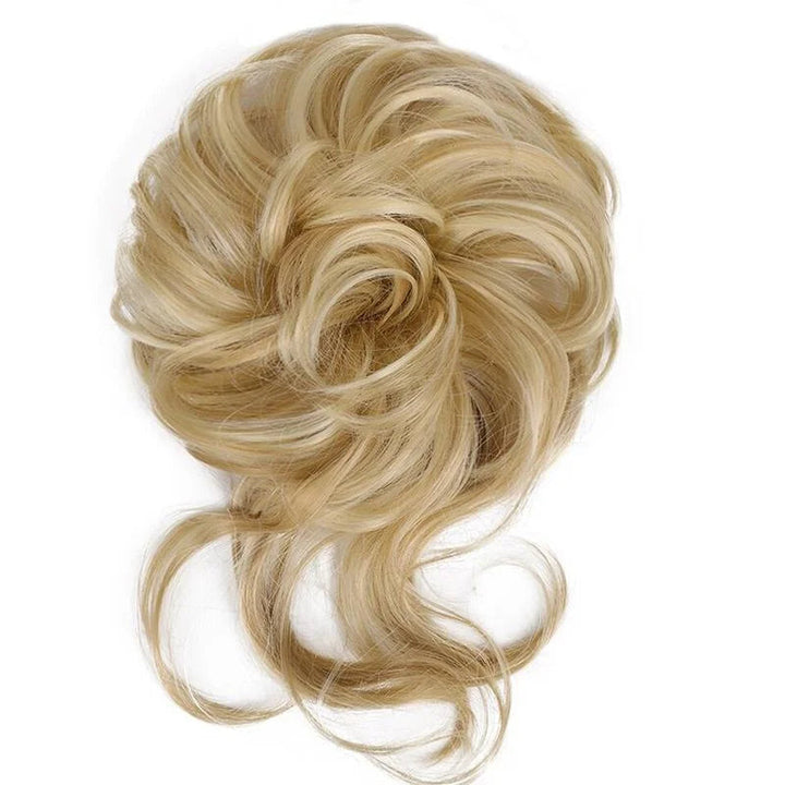 Haarteil für Messy Bun & Volumen; schneller Dutt für elegante Looks und einfaches Styling.