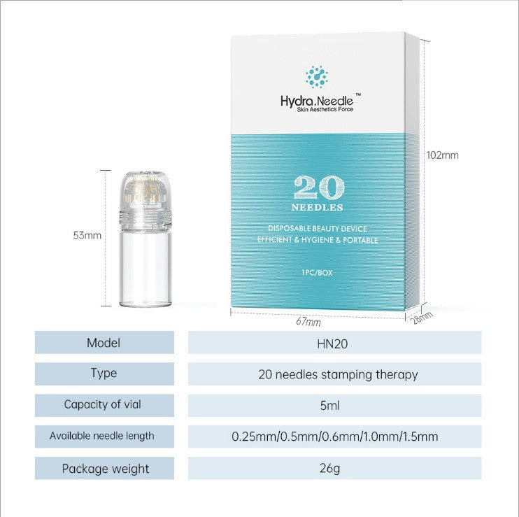 Hauterneuerung Microneedling Stempel, verbessert die Absorption von Hautpflegeprodukten für gesunde Haut.