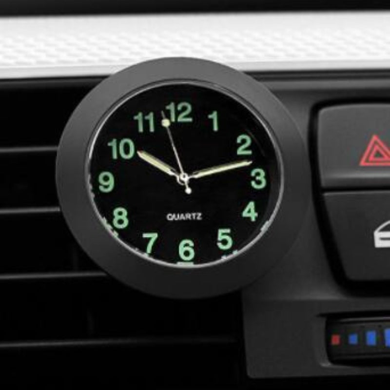 Mini Auto Analoguhr selbstklebend für Armaturenbrett, minimalistisch und elegant, perfekter Zeitmesser für Ihr Fahrzeug.