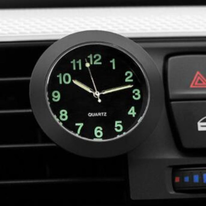 Mini Auto Analoguhr selbstklebend für Armaturenbrett, minimalistisch und elegant, perfekter Zeitmesser für Ihr Fahrzeug.