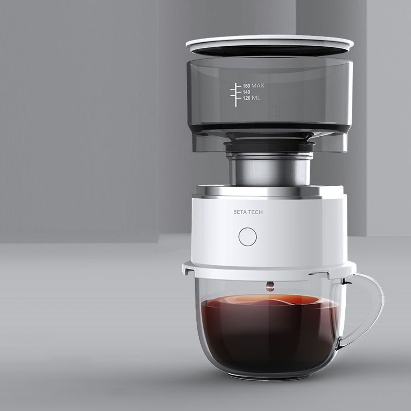 Mini automatische Tropfkaffeemaschine für Zuhause, Büro & Reise. Kompakte, tragbare Kaffeemaschine.