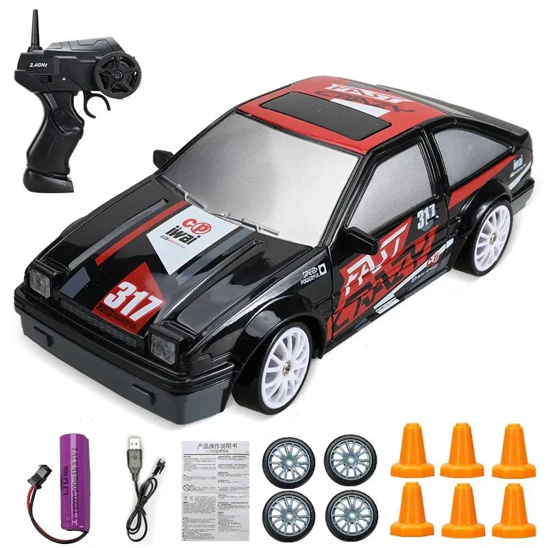 Lebendiges Mini Drifter Modellauto, perfekt für RC Drift Enthusiasten.
