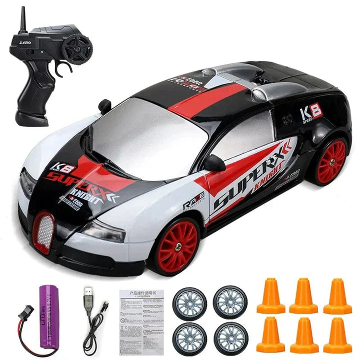 Ultrakompaktes Mini Drifter RC Drift Auto, sofort spielbereit.