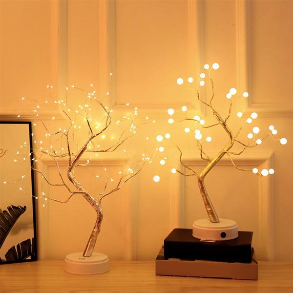 Mini LED Baum, warmweiß, für eine beruhigende Stimmung und stilvolle Zimmerdeko.