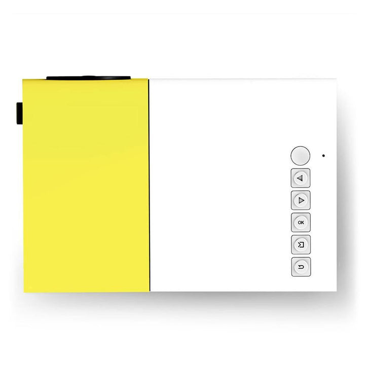 Entertainment to go: Tragbarer Mini LED Projektor. Mobiler Beamer für Filmabende, Spiele & Präsentationen.