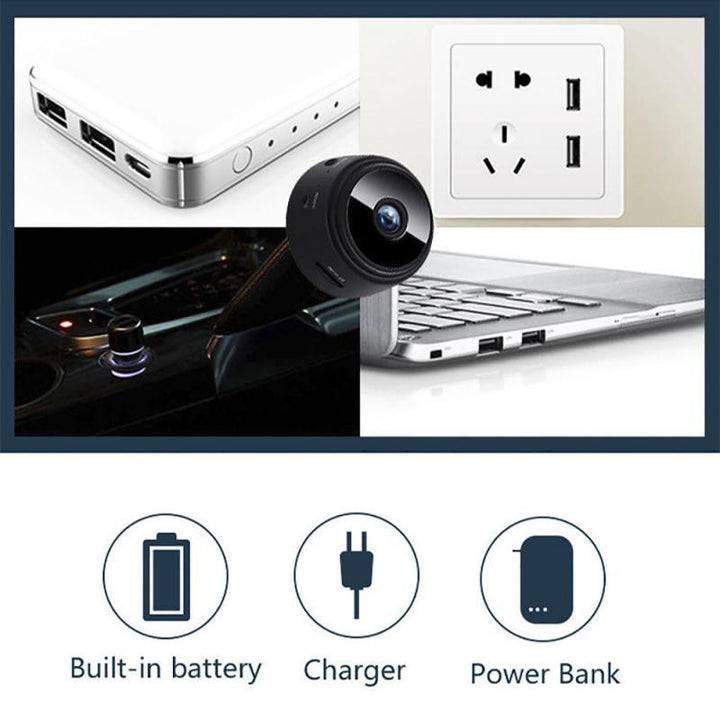 Einfach zu installierende Mini Smart Kamera, schnelle Einrichtung für Ihre Sicherheit.