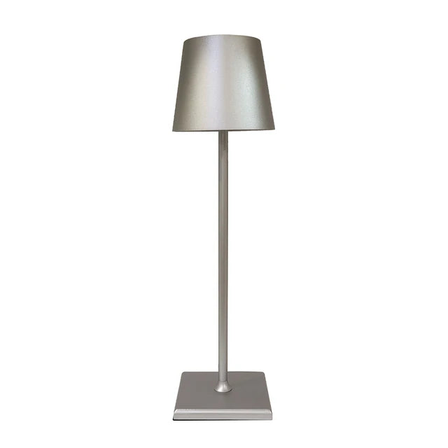Moderne dimmbare LED Tischlampe kabellos, minimalistisches nordisches Design, ideal für Wohnzimmer und Schlafzimmer.